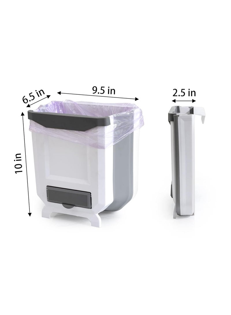 KITCHENOO Hanging wastebasket to enhance kitchen space and create a tidy environment from Kitcheno, Polypropylene - Image 2